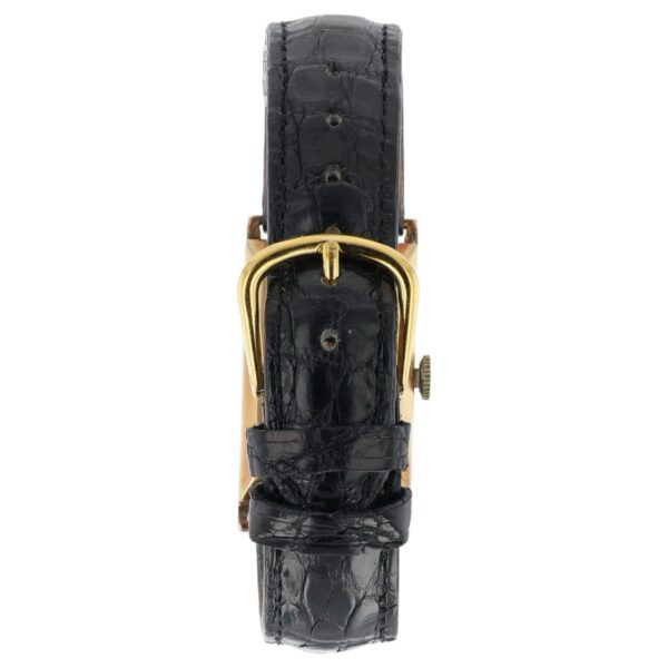 57_7bd6829f-6316-48ed-a875-f75c4b0b67c3 Omega T17 Light Blue Color Dial 9k Gold 20mm Manual Wind Unisex Watch