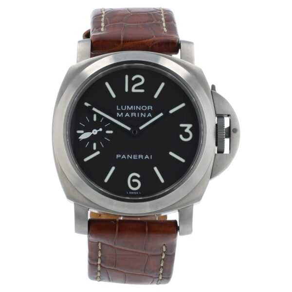 57_7ff108fc-74bc-4a3b-9fd4-b8dd4fa66736 Panerai Luminor Marina Titanium Brown Dial 44mm Manual Wind Men’s Watch