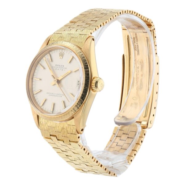 Rolex Date 18k Yellow Gold 31mm Silver Color Dial Automatic Women’s Watch 6629