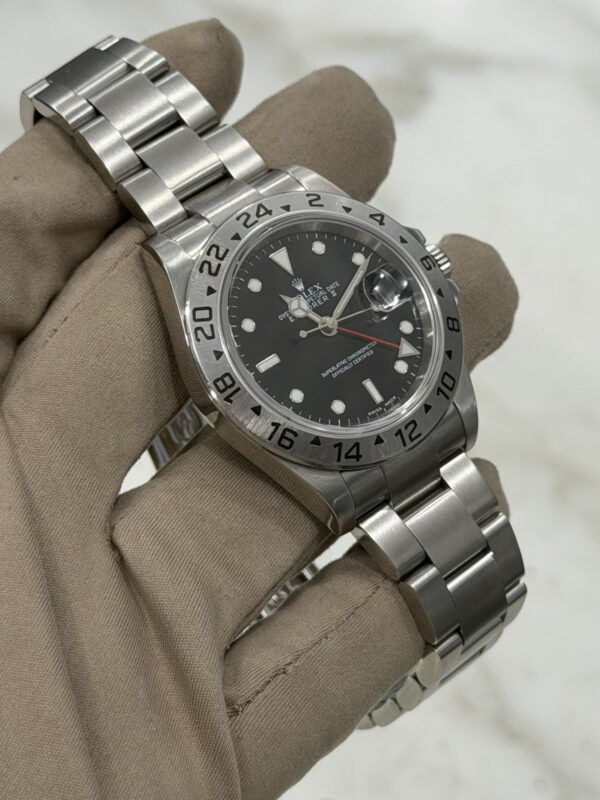 Rolex Explorer II Stainless Steel Black Dial 40mm Automatic Men’s Watch 16570