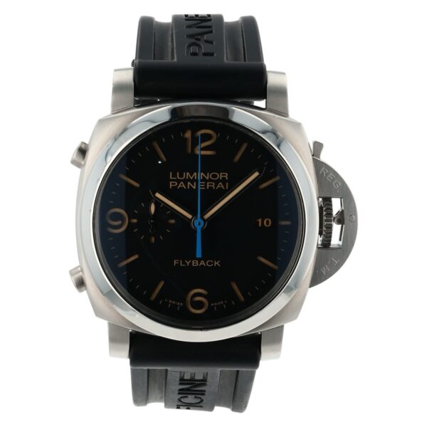 Panerai Luminor Flyback Black Dial Stainless 44mm Automatic Men’s Watch PAM00524