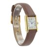Cartier Tank White Dial Gold Plated 21mm Manual Wind Women’s Watch