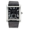 Cartier Tank MC Black Dial Stainless Steel 34mm Automatic Men’s Watch W5330004