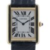 Cartier Tank Solo Silver Dial 18k Yellow Gold 27x35mm Quartz Men’s Watch 3167