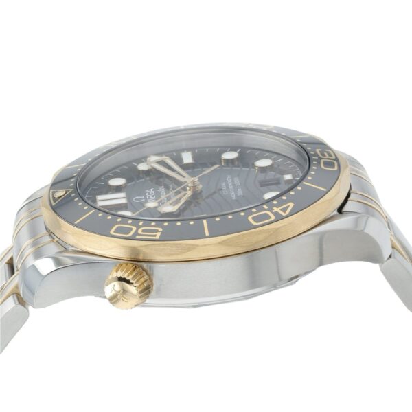 57_92359591-f28a-4432-9459-4f4c9a7f7b20 Omega Two-Tone Seamaster Black Dial Gold & Steel 42mm Mens 210.20.42.20.01.002