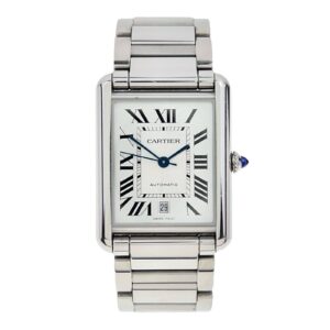 57_927f44ee-208e-4a9e-95d8-2b63efa018c9 Cartier Tank XL Steel 31mm Automatic Men’s Watch WSTA0053 W/ Extension 2029