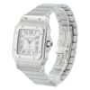 Cartier Santos Galbee Stainless Steel Silver Dial 32mm Automatic Mens Watch 2823