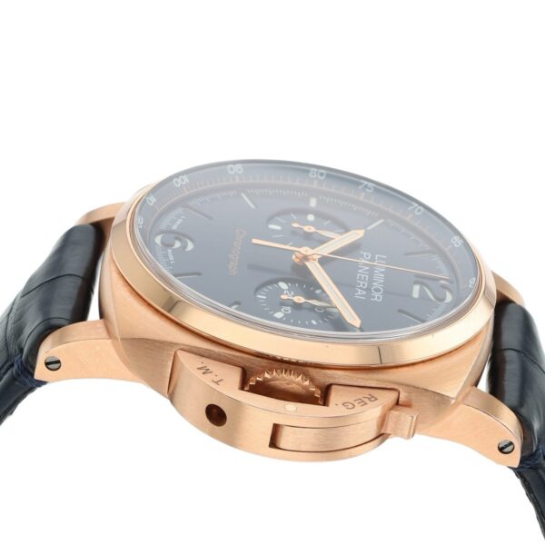 57_93ad816f-0e5c-4bfd-8b3d-e33f41ddbbbd Panerai Luminor Goldtech 18k Rose Gold Blue Dial 44mm Automatic Mens PAM01111
