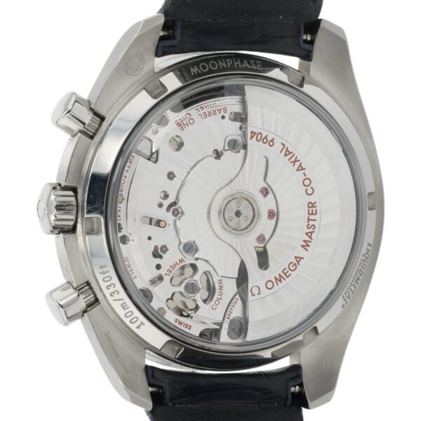 Omega Speedmaster Moonphase Steel Blue Dial 44.25mm Mens 304.33.44.52.03.001