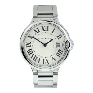 57_9bd00cec-6140-49a6-b13c-fa7d14e9c11e Cartier Ballon Bleu Stainless Steel Silver Dial 36mm Quartz Men’s Watch W69011Z4