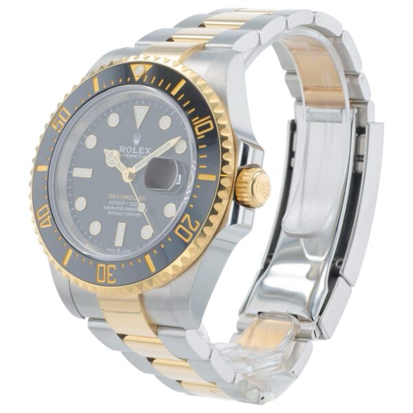 57_9e5926e5-48d4-4310-9420-46bfbed5a0c1 Rolex Sea-Dweller Gold & Steel Black Dial 43mm Automatic Movement Men’s 126603
