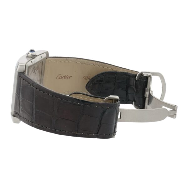 Cartier Tank MC Black Dial Stainless Steel 34mm Automatic Men’s Watch W5330004