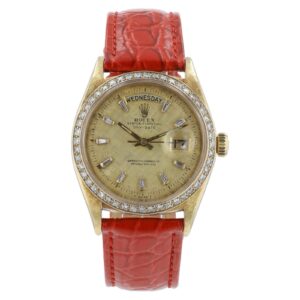 Rolex Day-Date Champagne Dial 18k Yellow Gold 36mm Automatic Watch 1803