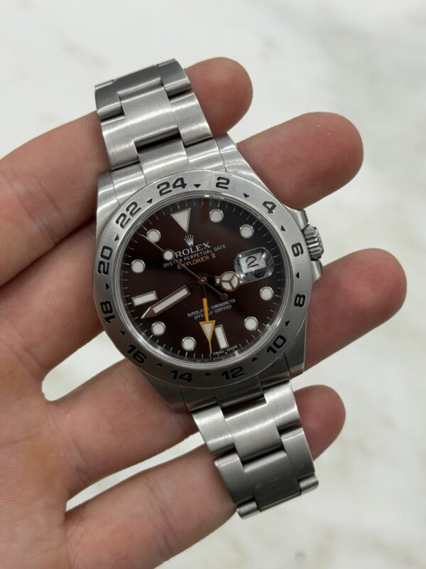 57_a552a57a-e02c-4597-a61d-af6d287b9c65 Rolex Explorer II Stainless Steel Black Dial 42mm Automatic Mens Watch 216570