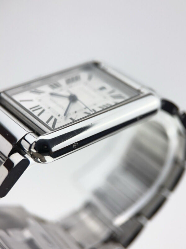 Cartier Tank XL Steel 31mm Automatic Men’s Watch WSTA0053 W/ Extension 2029
