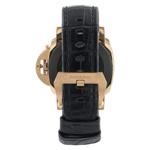 Panerai Submersible 18k Rose Gold Black Dial 42mm Automatic Mens Watch PAM01164