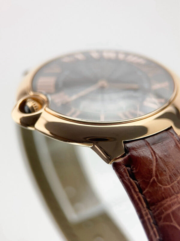 Cartier Ballon Bleu 18k Rose Gold Grey Dial 40mm Manual Wind Men’s WGBB0020