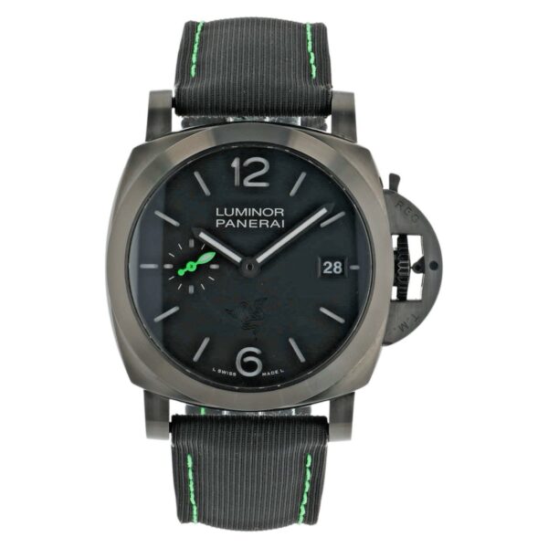 57_ac5185b1-0bd4-436d-8d90-ee935c2e2cf7 Panerai Luminor Quadrants Razer Steel Black Dial 40mm Automatic Mens PAM01353