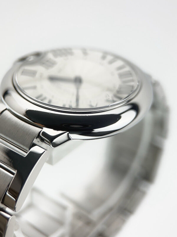 57_aca82bea-9c31-497a-a7d2-b55f23a8f89f Cartier Ballon Bleu Stainless Steel Silver Dial 36mm Quartz Men’s Watch W69011Z4