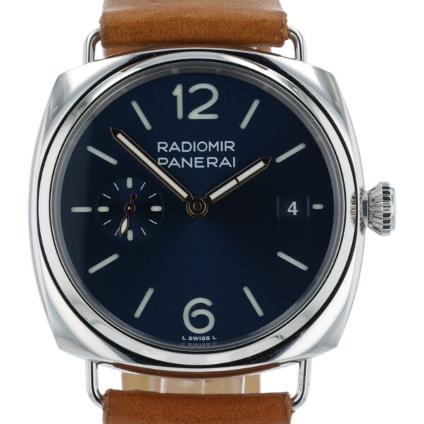 57_acbe02c6-0ca3-411d-88fc-26cd1394014f Panerai Radiomir Blue Dial Stainless Steel 40mm Automatic Men’s Watch PAM01571