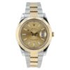 Rolex Datejust II Gold & Steel Champagne Dial 41mm Automatic Men’s Watch 116333