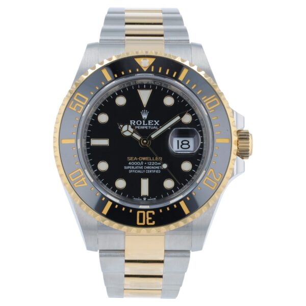 57_b511b638-2d1d-4d16-aedc-084efbefdcc2 Rolex Sea-Dweller Gold & Steel Black Dial 43mm Automatic Movement Men’s 126603
