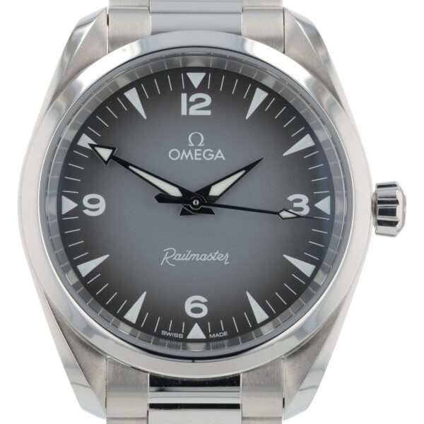 Omega Seamaster Railmaster Steel Gray Dial 38mm Automatic 235.10.38.20.06.001