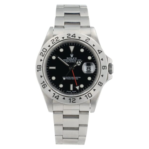 Rolex Explorer II Stainless Steel Black Dial 40mm Automatic Men’s Watch 16570