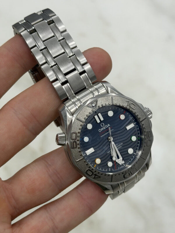 57_b8d65352-4a05-4389-9b71-f0f77325ea83 Omega Seamaster Beijing 2022 Automatic Chronometer Blue Dial Mens Watch