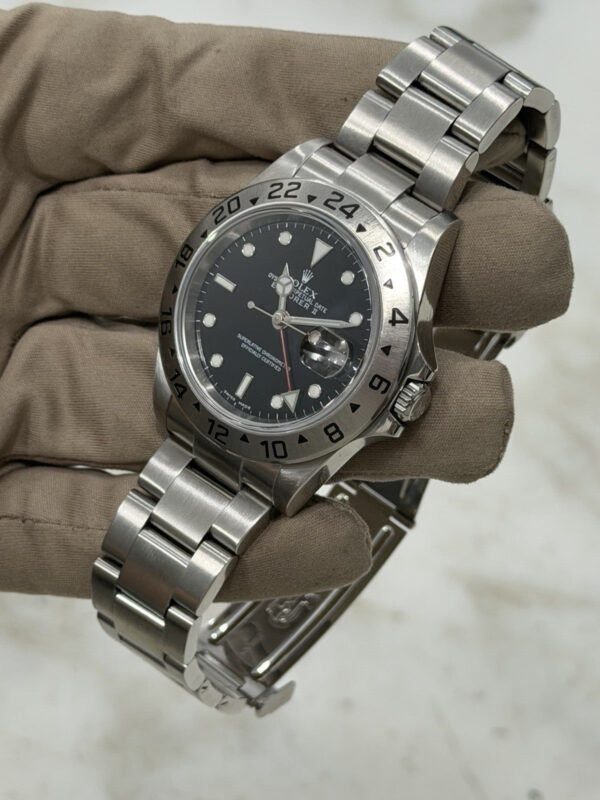 Rolex Explorer II Stainless Steel Black Dial 40mm Automatic Men’s Watch 16570