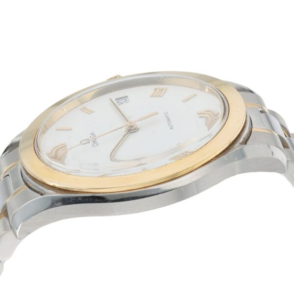 57_bffbe8df-0485-4eb1-881a-f41220f316ac Omega Classic Heritage Steel & Gold White Dial 35mm Automatic Men’s 166.0285