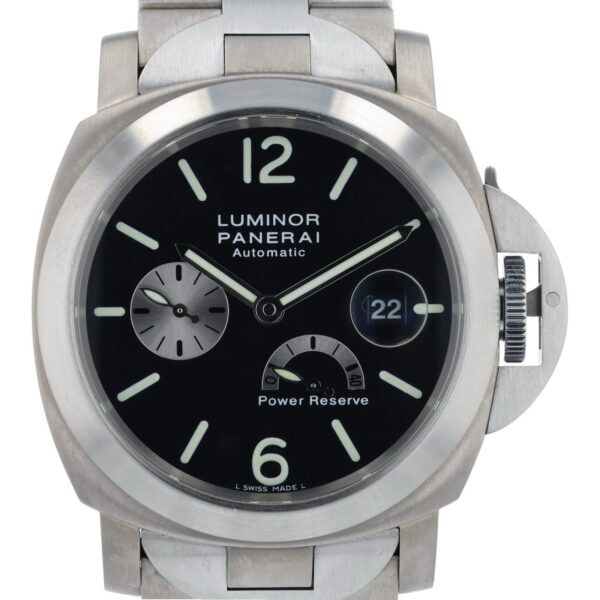 Panerai Luminor Power Reserve Titanium Black Dial 44mm Automatic Men’s PAM00171