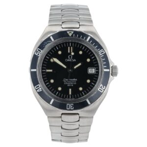 57_c2eed281-dfee-4b2b-8619-e953c4092bad Omega Seamaster Stainless Steel Black Dial 38mm Automatic Men’s Watch 368.1051