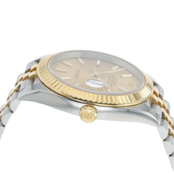 Rolex Datejust Gold & Steel Champagne Dial 41mm Automatic Men’s Watch 126333