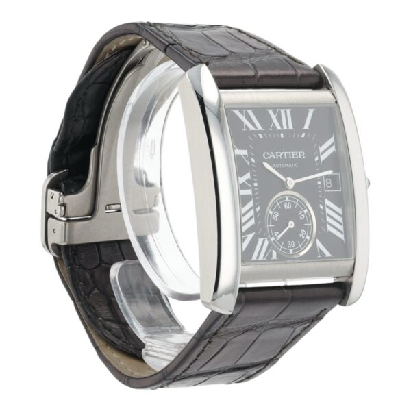 Cartier Tank MC Black Dial Stainless Steel 34mm Automatic Men’s Watch W5330004