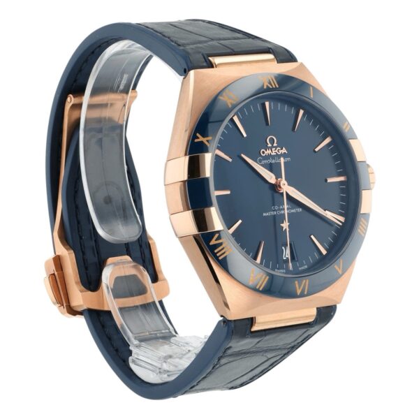 Omega Constellation 18k Rose Gold Blue Dial 41mm Automatic 131.63.41.21.03.001