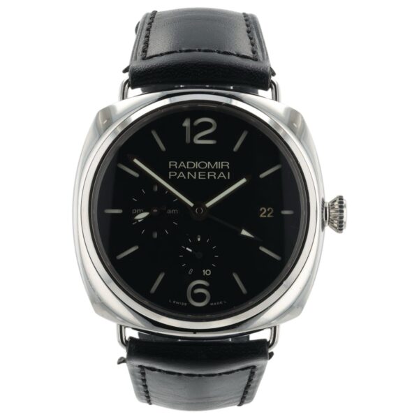 Panerai Radiomir 10 Days GMT Acciaio Black Dial Steel 47mm Automatic PAM00323