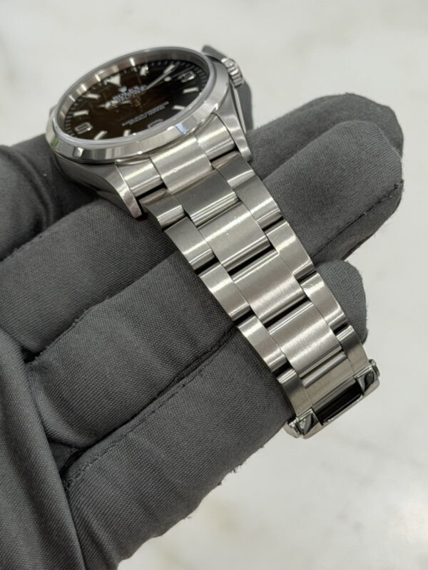 57_ccb4b06f-0b07-4f27-a33a-2db12253eb7e Rolex Explorer Stainless Steel Black Dial 36mm Automatic Men’s Watch 114270