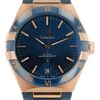 Omega Constellation 18k Rose Gold Blue Dial 41mm Automatic 131.63.41.21.03.001