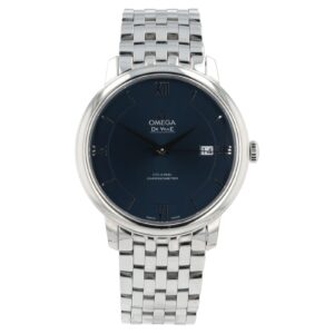57_d0e3bbe1-4dcc-4d16-baab-2082adeb9f2f Omega De Ville Prestige Steel Blue Dial 39.5mm Automatic 424.10.40.20.03.001