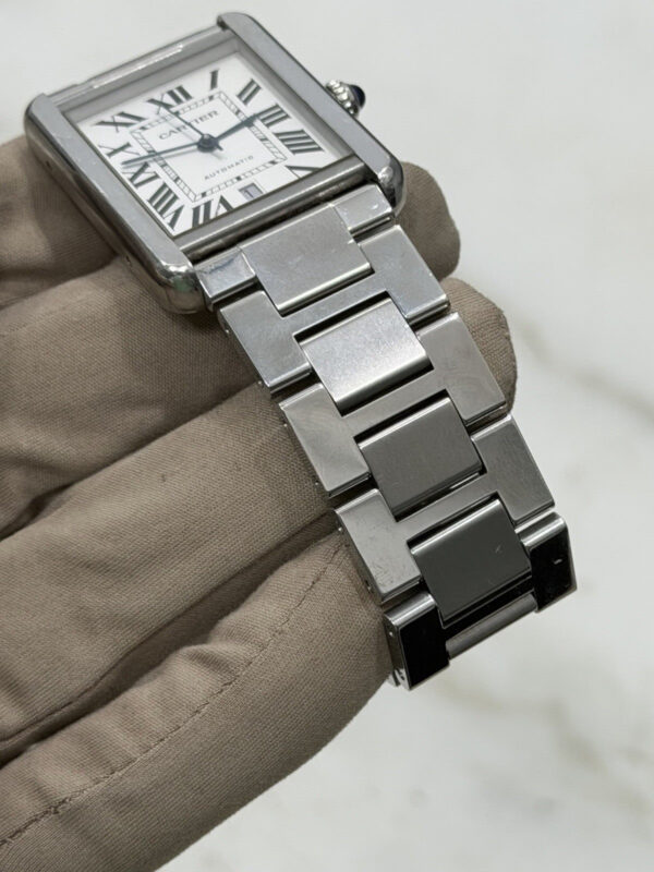 Cartier Tank Solo Date XL Stainless Steel 31mm Automatic Men’s Watch 3515