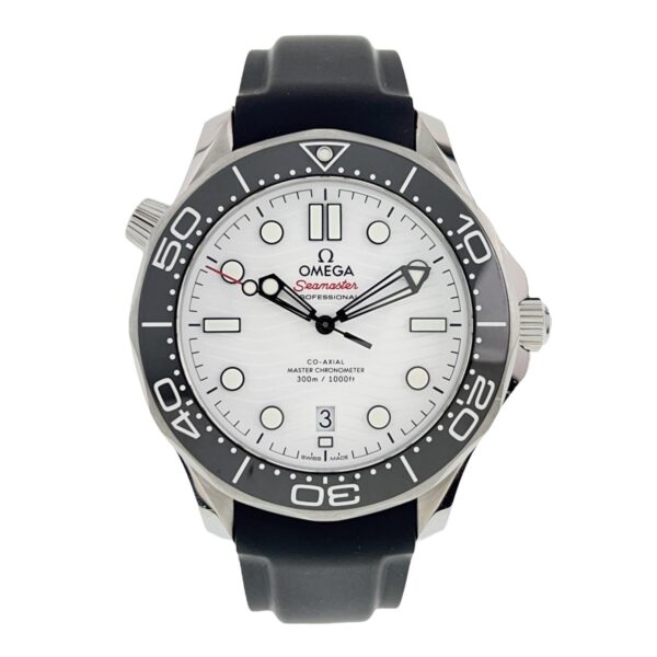 2020 Omega Seamaster Steel White Dial 42mm Automatic Watch 210.32.42.20.04.001