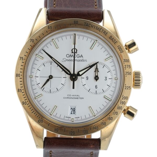 Omega Speedmaster Silver Dial 18K Rose Gold 41.5mm Automatic 331.53.42.51.02.002