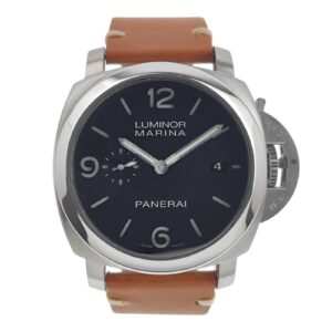 2010 Panerai Luminor Marina 1950 Steel Black Dial 44mm Automatic Watch PAM00312