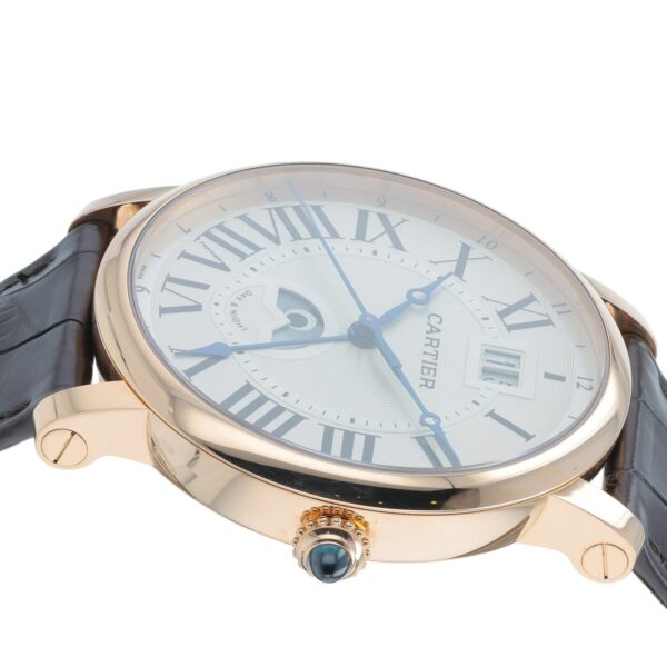 57_de51743e-04d7-45bd-a87e-7cd6c67df06d Cartier Rotonde de Cartier 18k Rose Gold Silver Dial 42mm Automatic W1556220