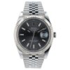 Rolex Datejust Stainless Steel Gray Dial 41mm Automatic Movement Mens 126334