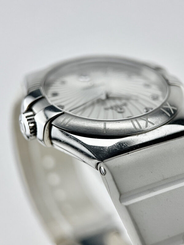 57_e16d589f-c842-4e9d-8ff1-29af69b4e876 Omega Watch Constellation White Dial Diamond 123.12.35.60.52.001 Quartz Movement