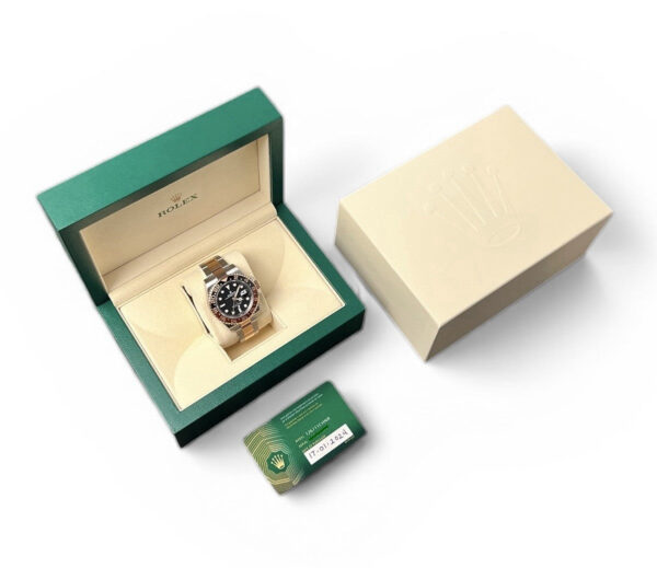 57_e1ca80f2-6eed-49c5-bfff-0ca7d74f8eee 2024 Rolex GMT Black Dial Gold & Steel 40mm Automatic Men’s Watch 126711CHNR