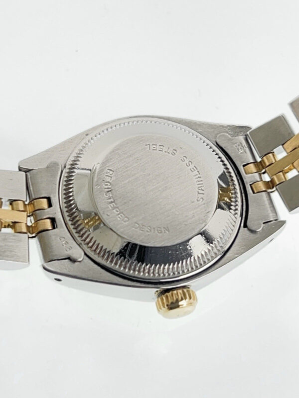 57_e3324170-b25d-49a8-a40c-9c0c3bbe215f Rolex Datejust Tiffany Dial Gold Steel Champagne Dial 26mm Automatic Watch 6917