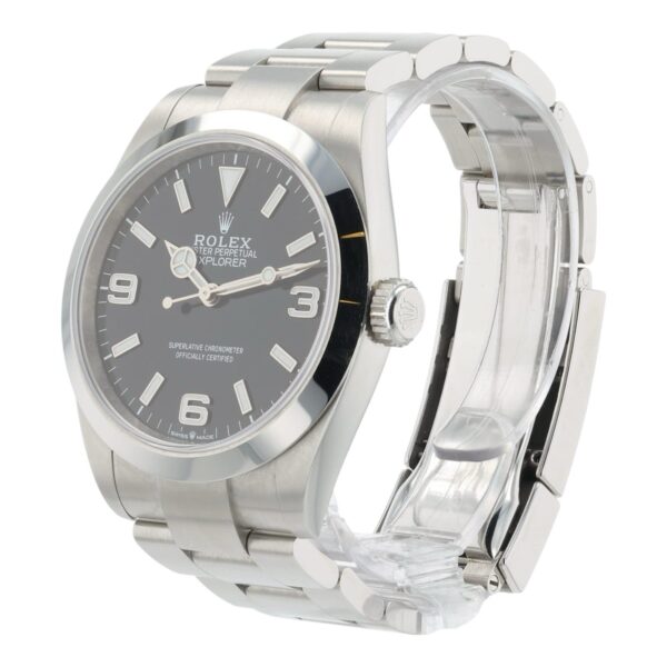 Rolex Explorer Black Dial Stainless Steel 40mm Automatic Men’s Watch 224270